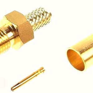 B10555 SMA HEM a RG58 CRIMP GOLD